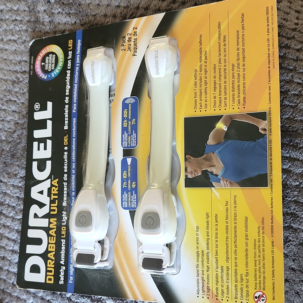 Duracell safety led armband